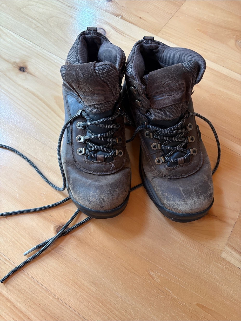 Timberland Brown Lace-Up Hiking Boots